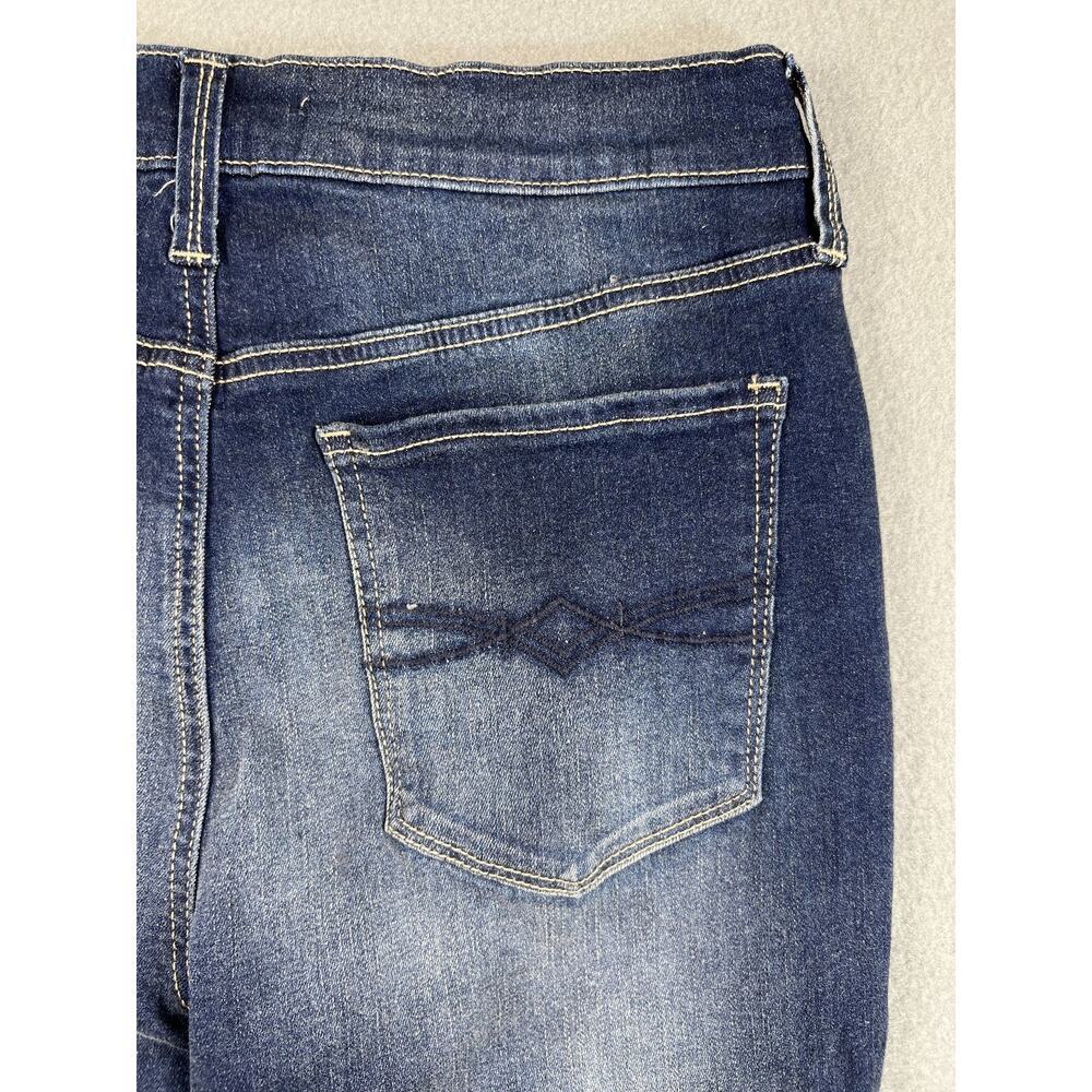 Mudd Women's Jeggings Size 9 Blue Denim High Rise Distressed Stretch New - Picture 3 of 8